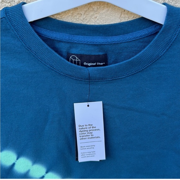 Men’s sweatshirt tie dye crew neck pullover NWT - Picture 2 of 7